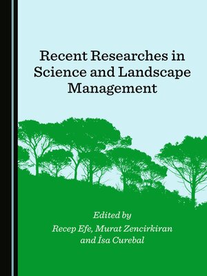 cover image of Recent Researches in Science and Landscape Management